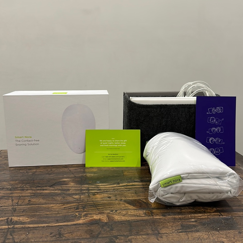Smart Nora The Contact-Free Snoring Solution.